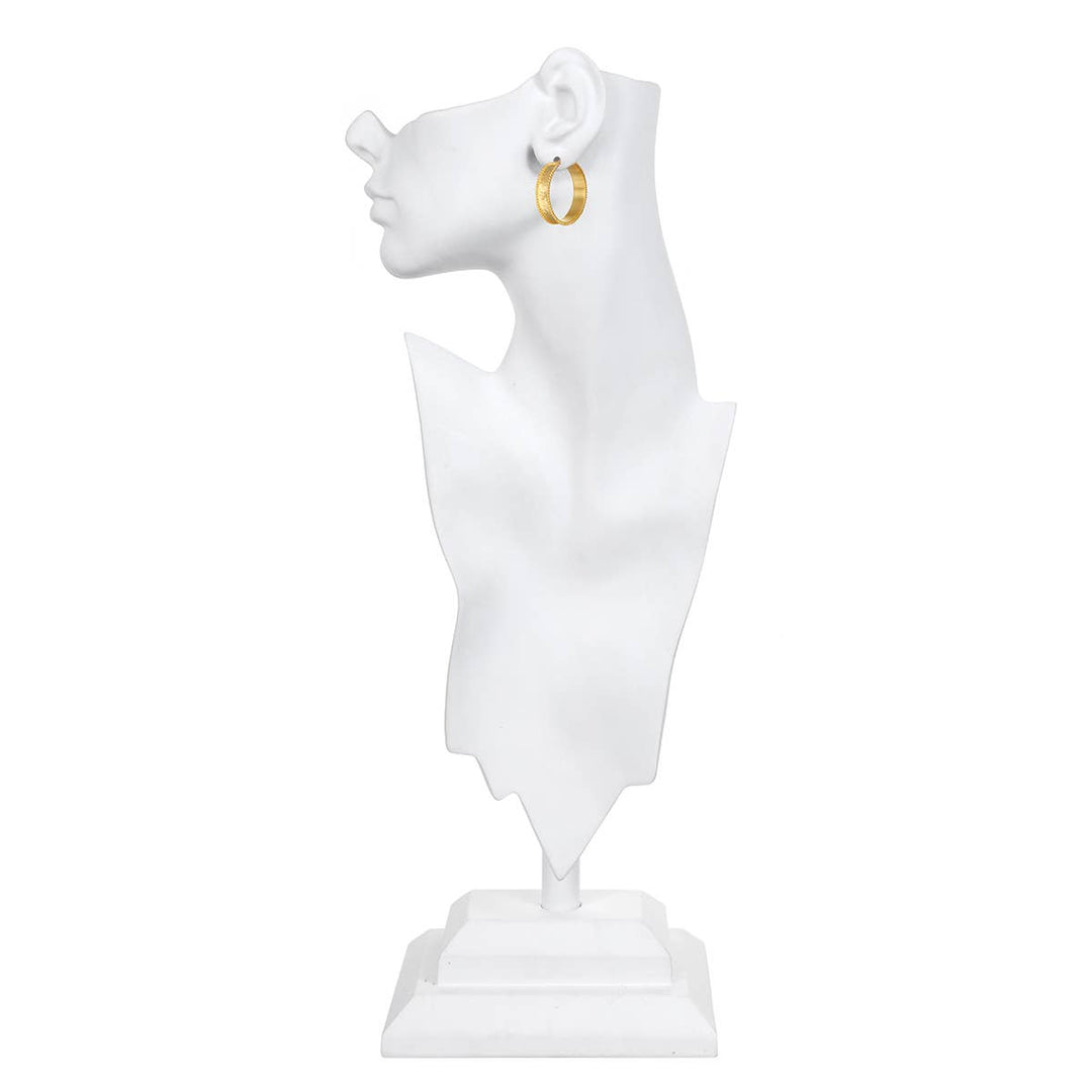 Bold Spirit Gold Hoop Earrings