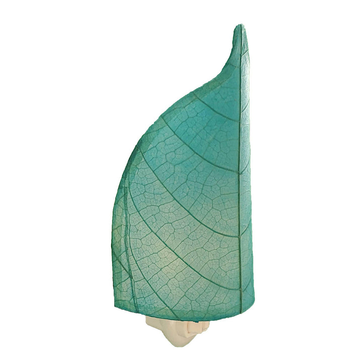 Leaf Night Light Sea Blue | Artisans.