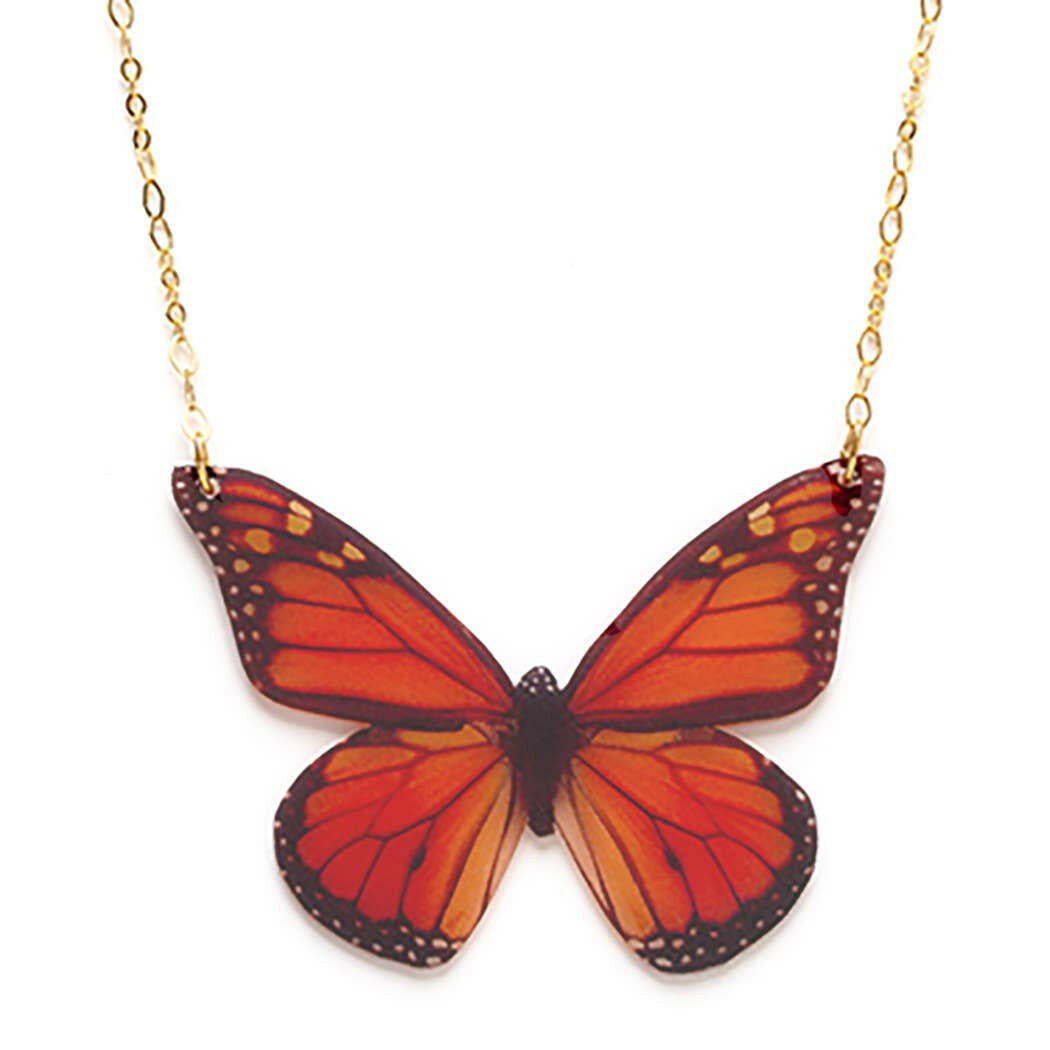 Monarch Butterfly Necklace | Artisans.