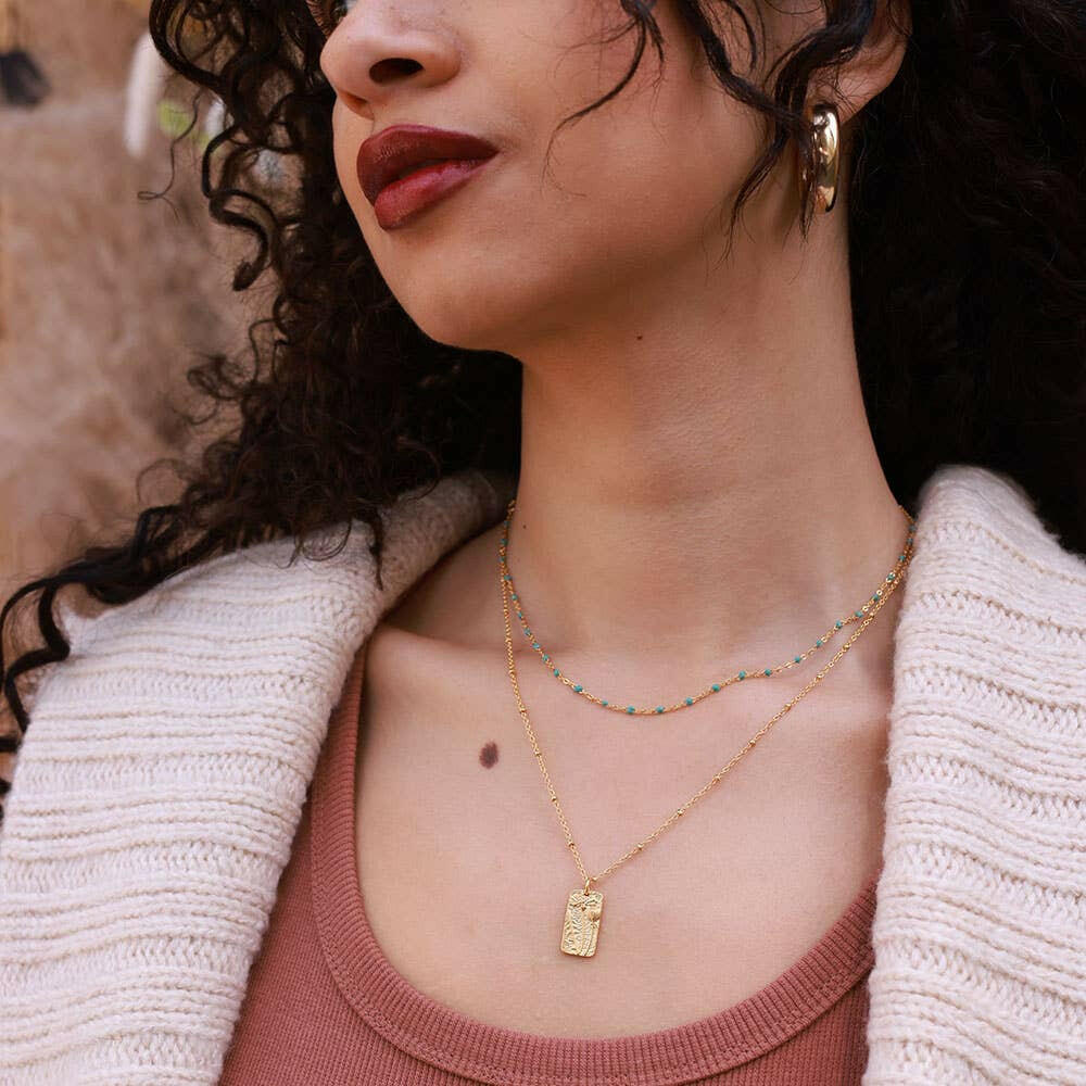 Flower Medallion Necklace | Artisans.