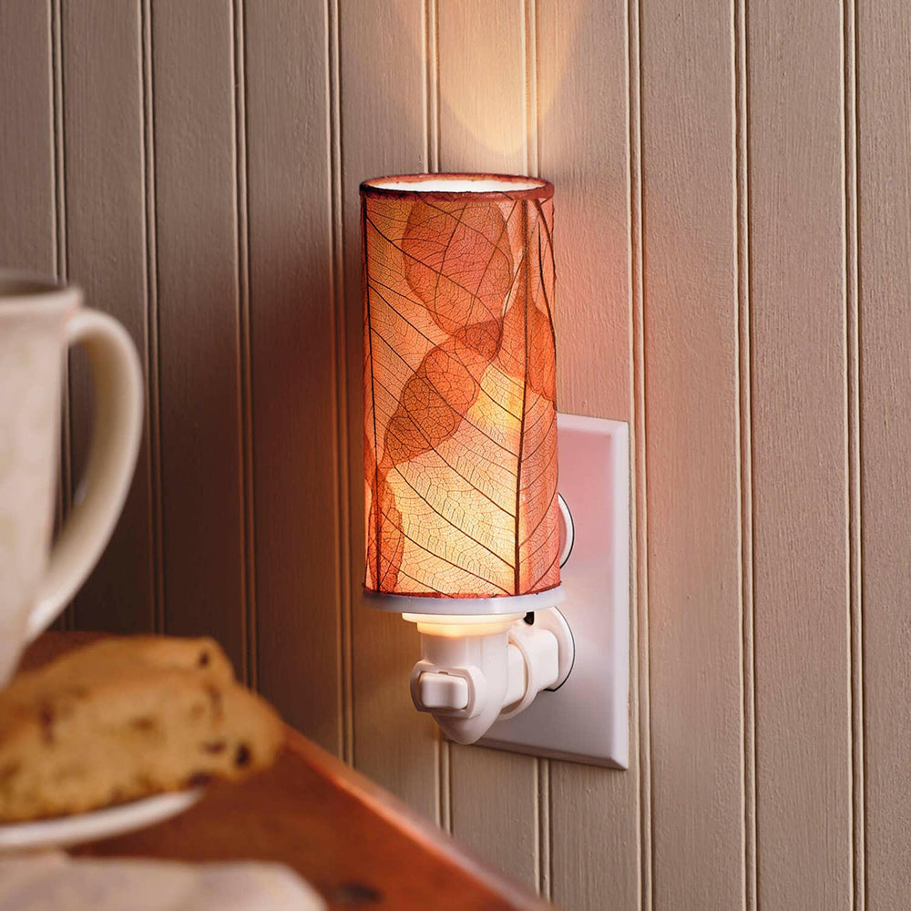 Cylinder Night Light Burgundy | Artisans.