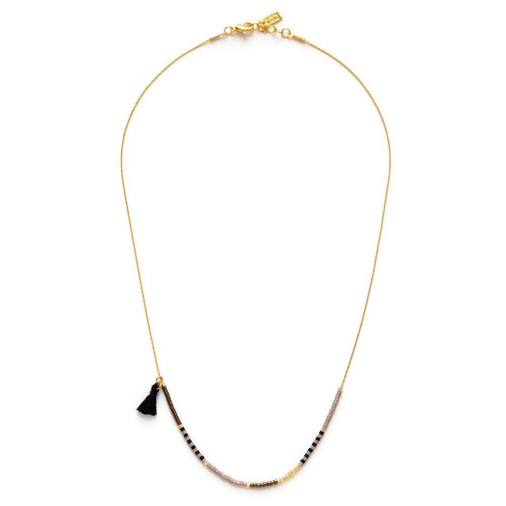 Chocolate- Japanese Seed Bead Necklace | Artisans.