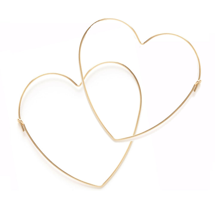 Big Heart Hoop Earrings | Artisans.