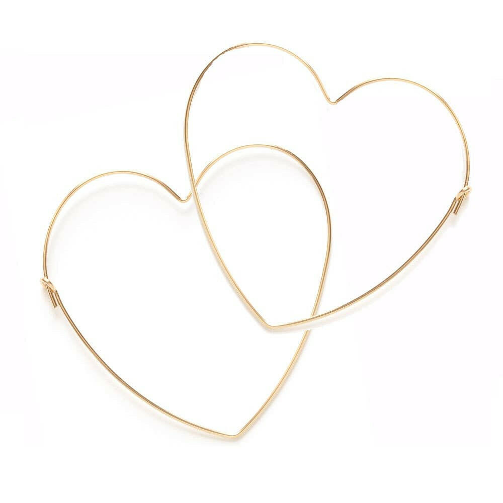 Heart Hoop Earrings | Artisans.