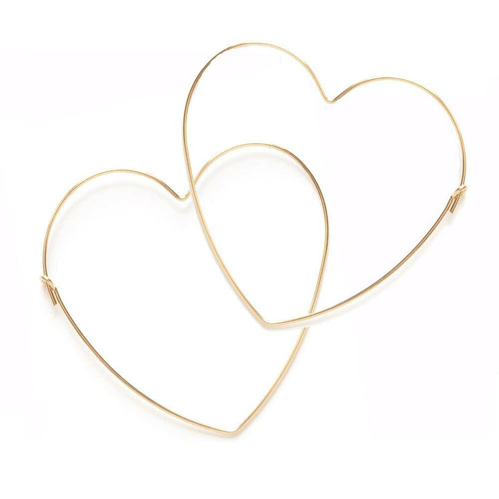 Heart Hoop Earrings | Artisans.