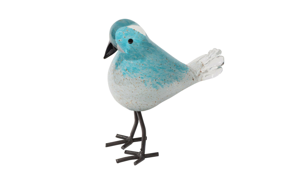 Art Glass Finches | Artisans.