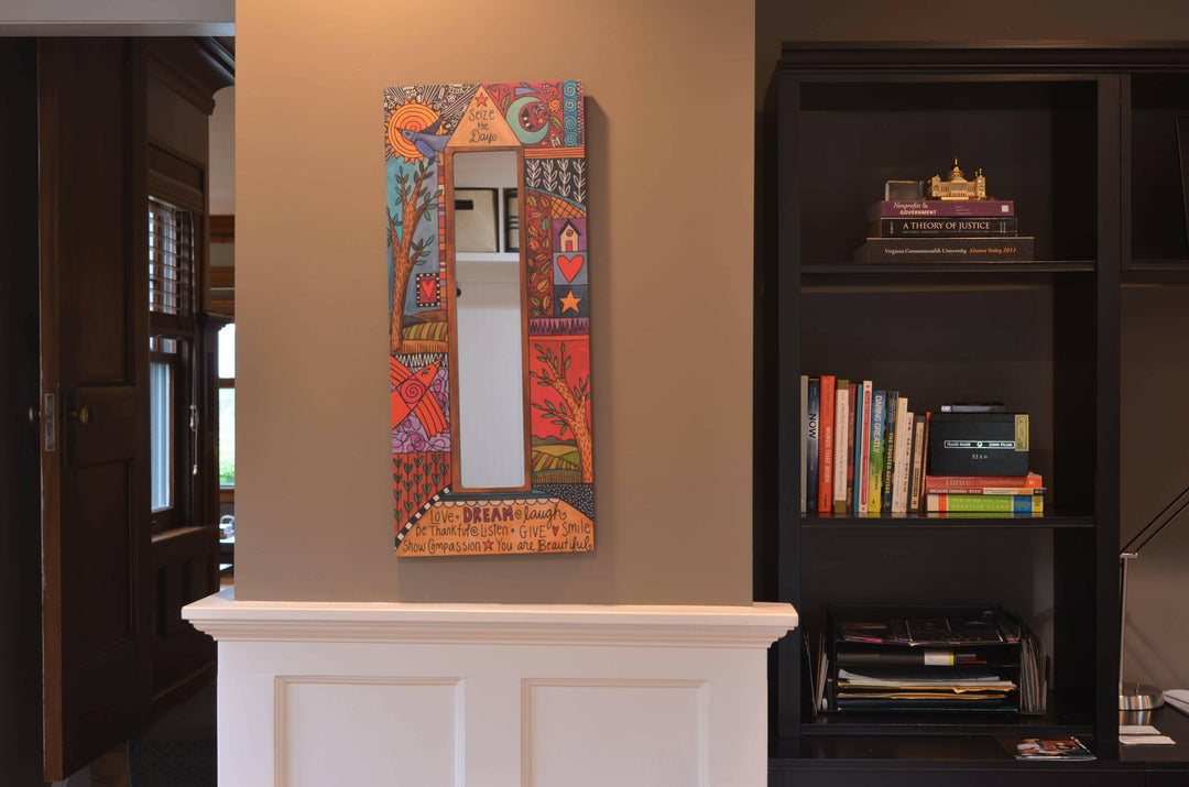 "Creative Heart"  Rectangle Mirror | Artisans.
