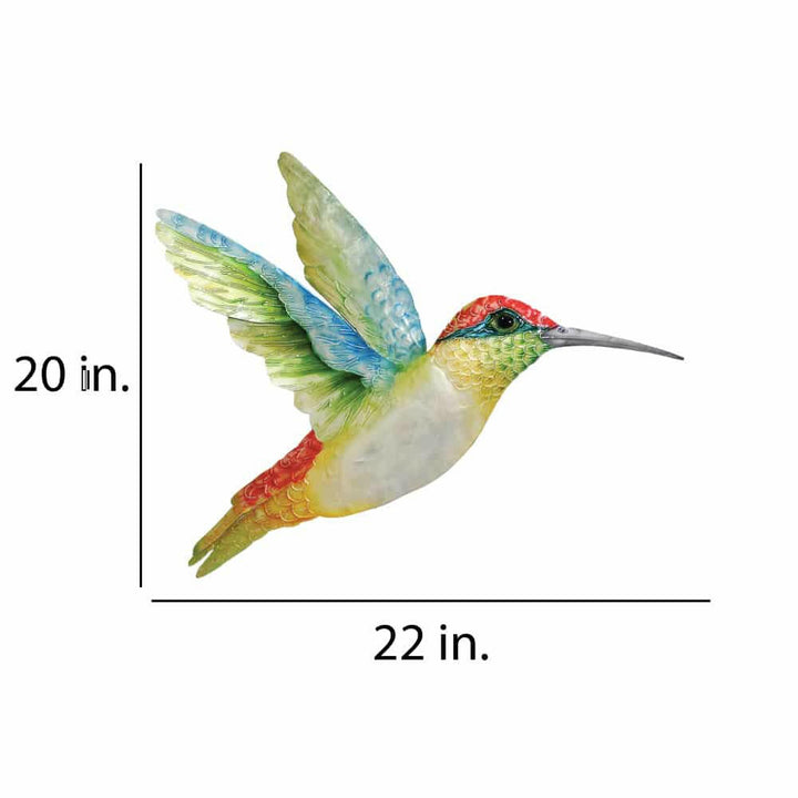 Hummingbird Wall Decor Large Multi | Artisans.