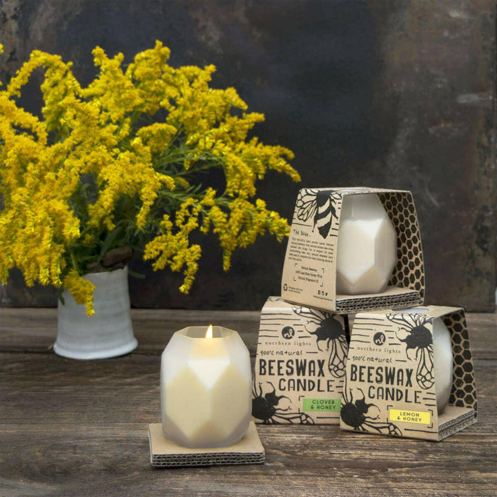 Bee Hive Hand-Poured Natural Honey Candles Collection | Artisans.