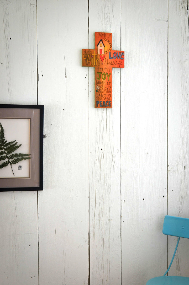 "Joy of Family" Cross Plaque | Artisans.