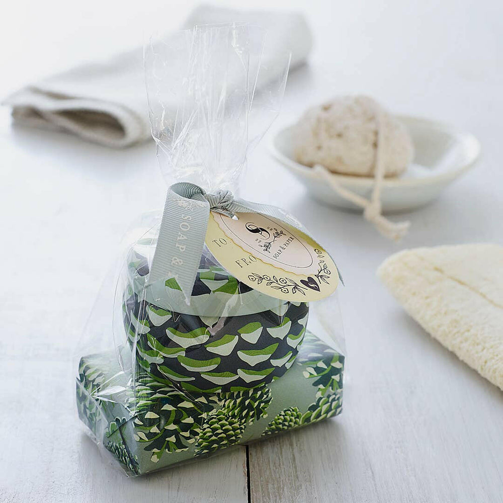 Roland Pine Tin Candle & Soap Gift Set | Artisans.