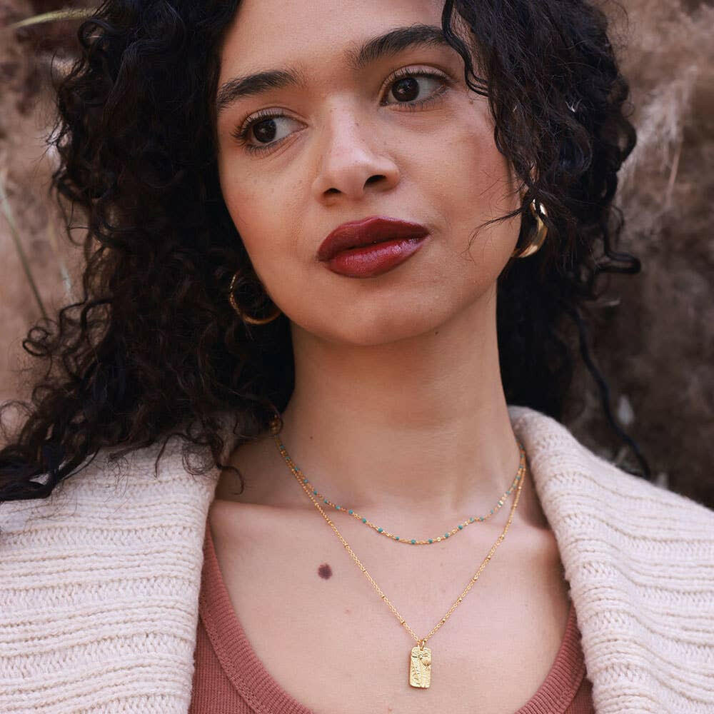Flower Medallion Necklace | Artisans.