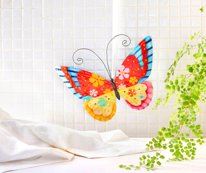 Butterfly Wall Decor Flower Power | Artisans.