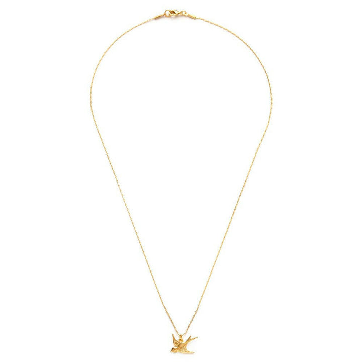 Tiny Swallow Bird Necklace | Artisans.