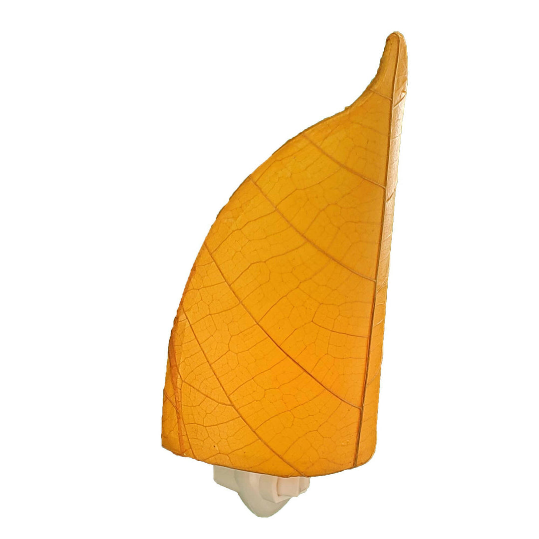 Leaf Night Light Orange | Artisans.