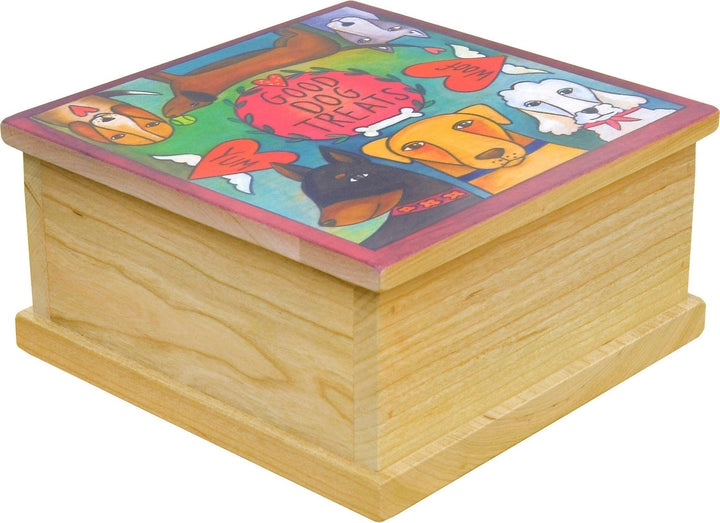 "Treat Time" Dog Treat Box | Artisans.