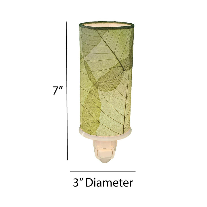 Cylinder Night Light Green | Artisans.