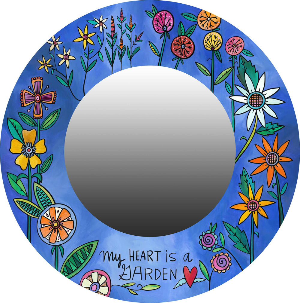 "Wonderful World" Circle Mirror | Artisans.