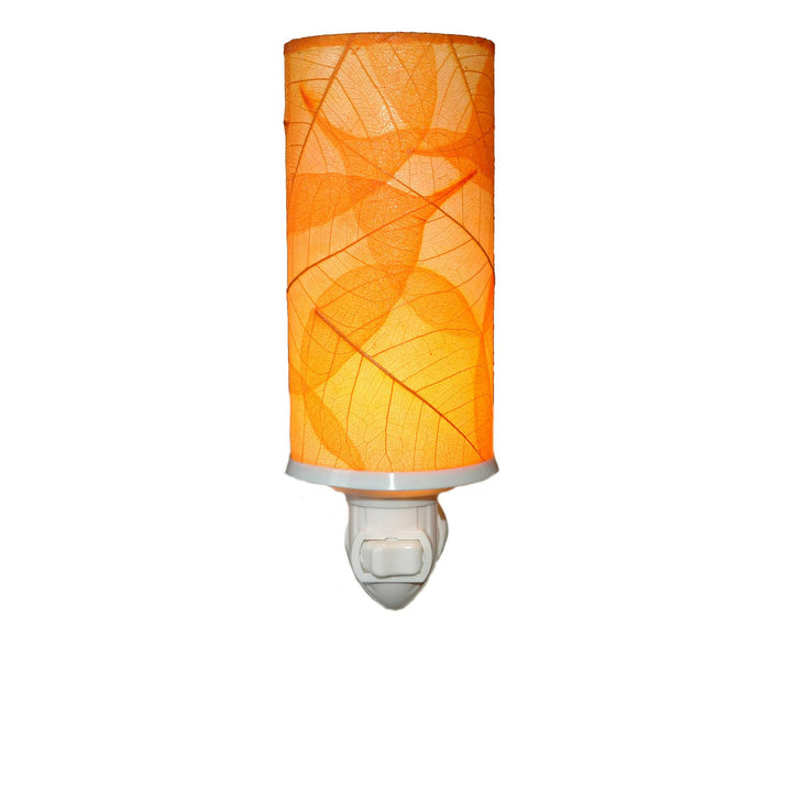 Cylinder Night Light Orange | Artisans.