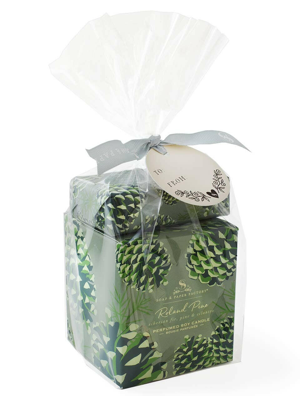 Roland Pine Candle & Soap Gift Set | Holiday Gift Set | Artisans.