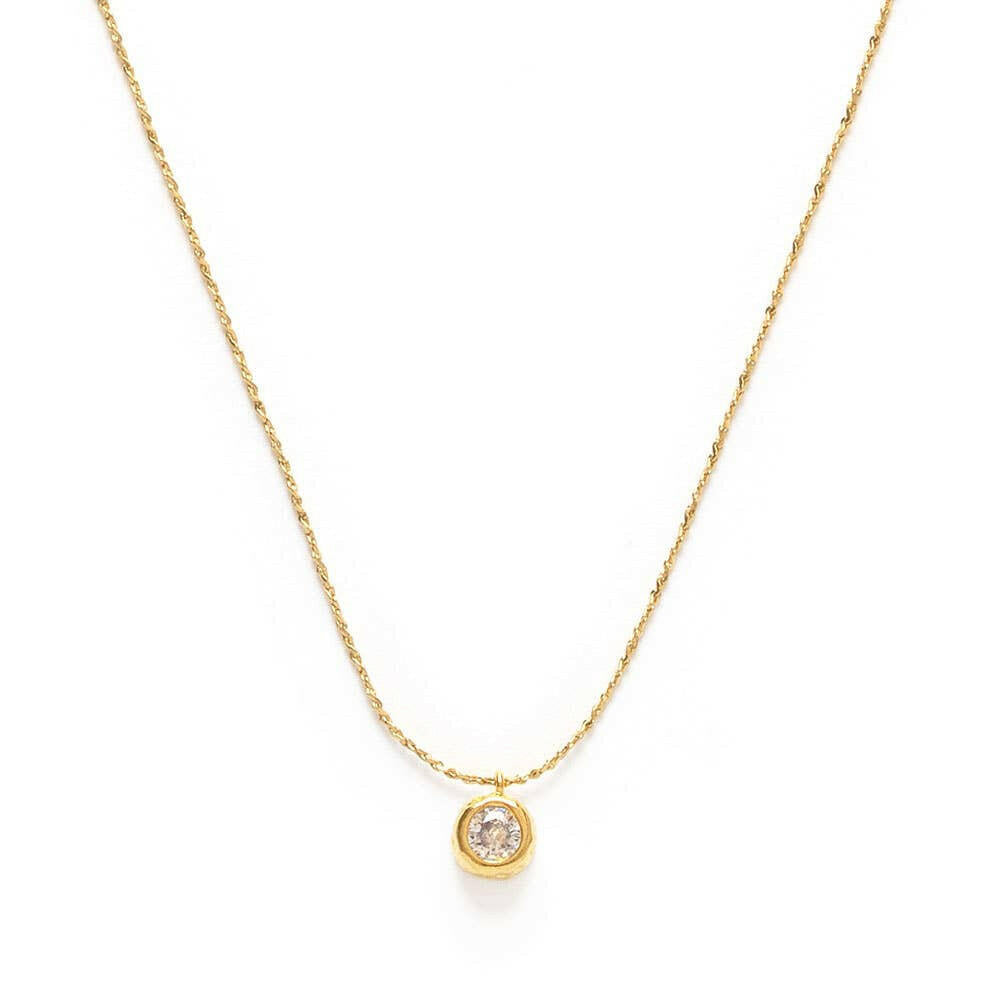 Single 5mm Crystal Pendant Necklace | Artisans.