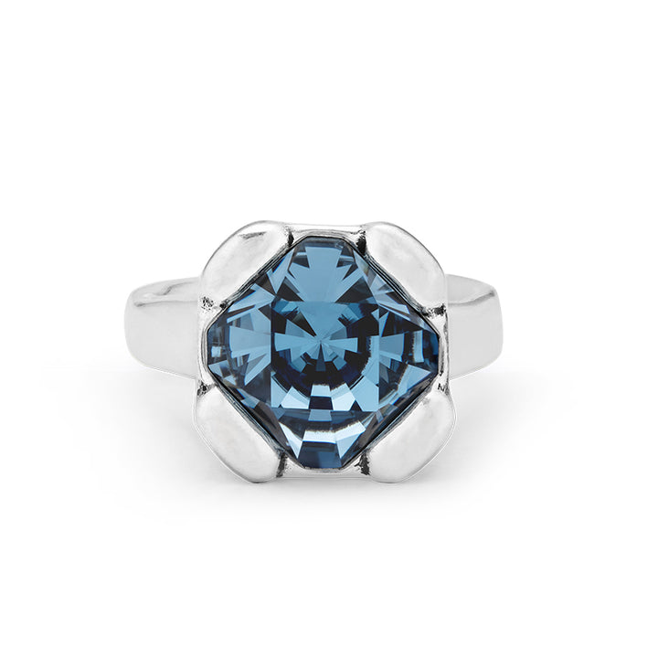 UNOde50 Rock n' Blue Silver Ring