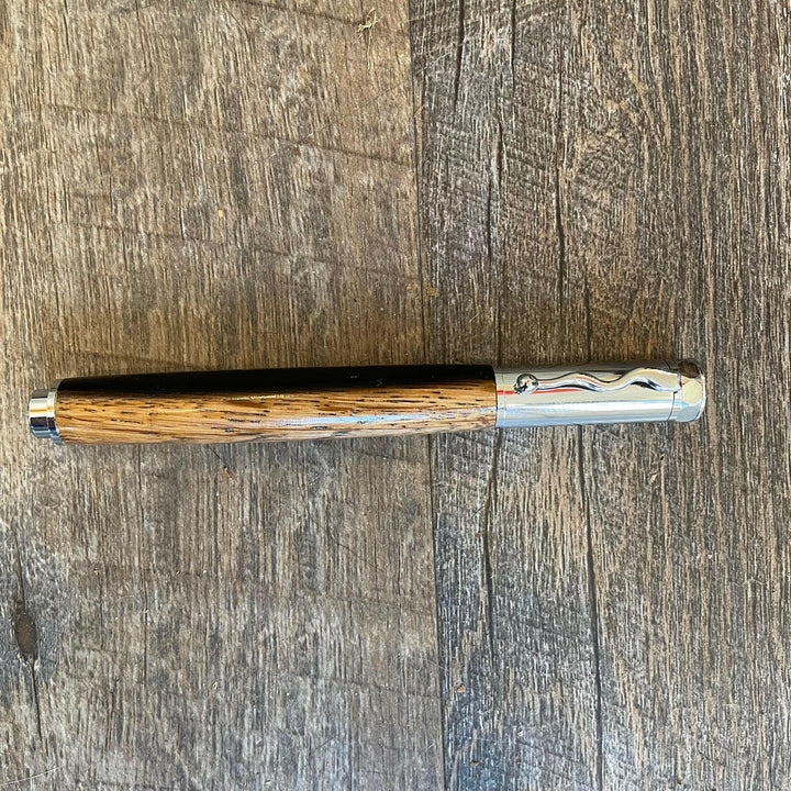 Roots & Jones Bourbon Barrel Magnetic Rollerball Pen | Artisans.
