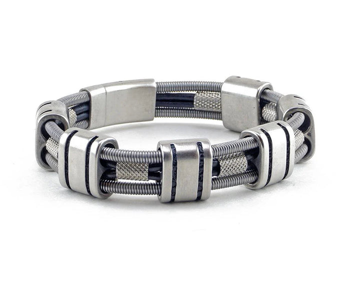 Barry Recycled Bass Guitar String Bracelet