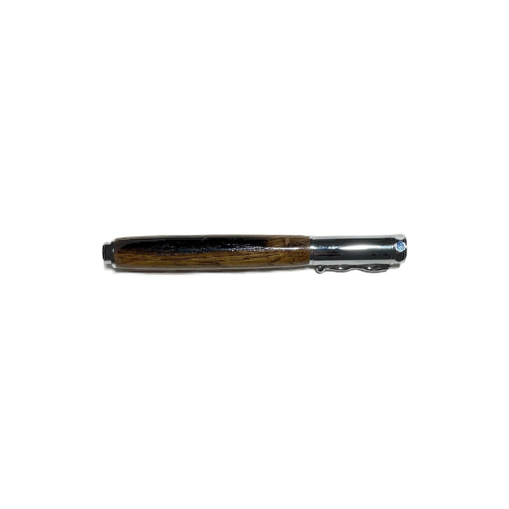 Roots & Jones Bourbon Barrel Magnetic Rollerball Pen | Artisans.