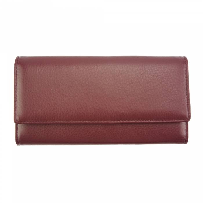 Women's Large Trifold Leather Wallet — Assorted Styles