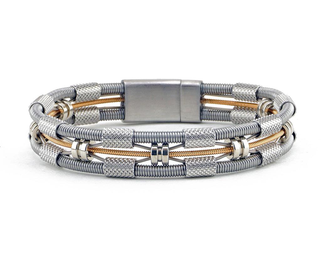 Chris Recycled Bass Guitar String Bracelet