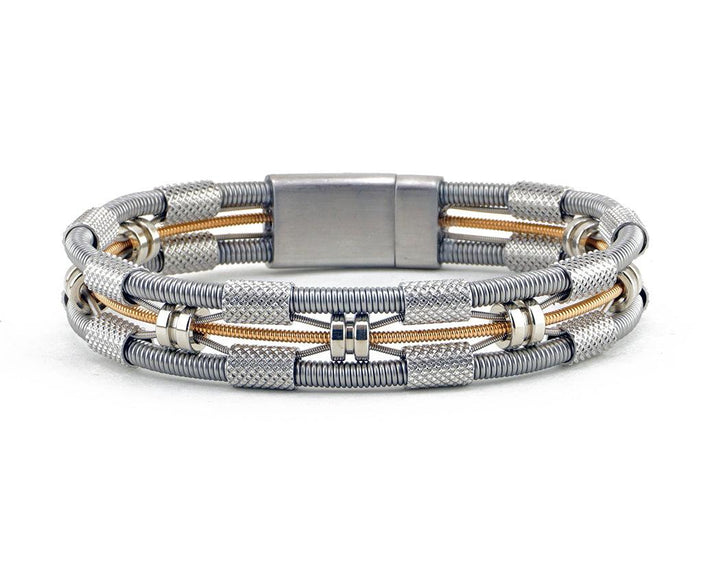 Chris Recycled Bass Guitar String Bracelet