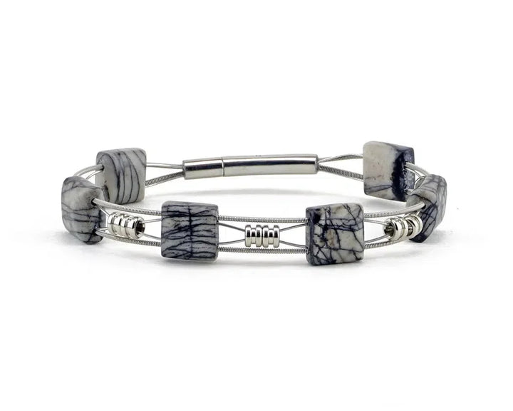 Emily Recycled Guitar String Bracelet