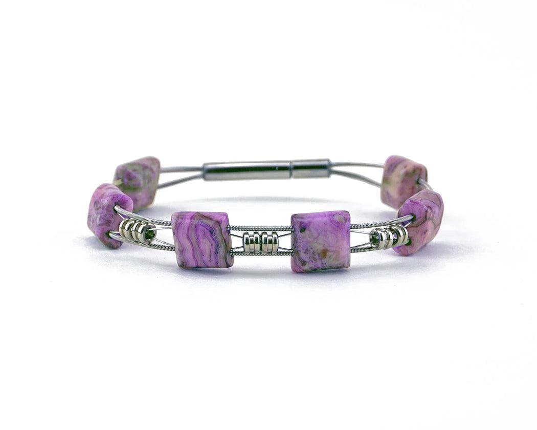 Emily Recycled Guitar String Bracelet