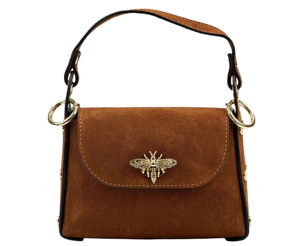 Italian Suede Venus Mini Hand Bag