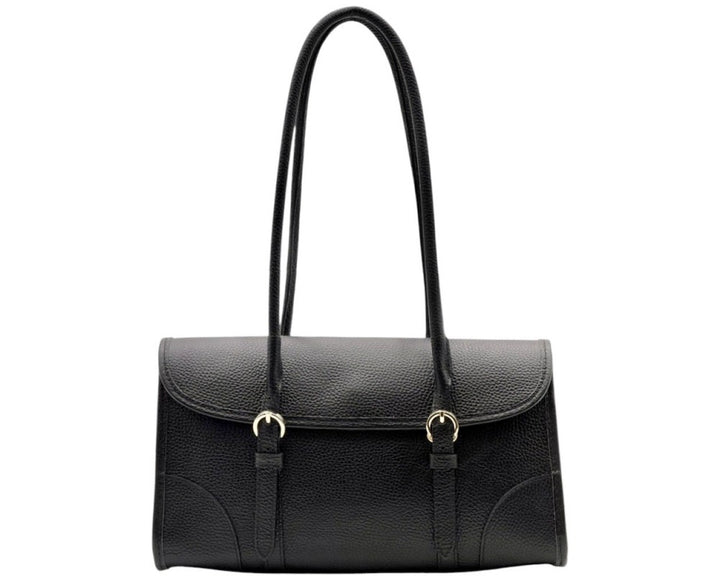 Ava Italian Leather Shoulder Bag