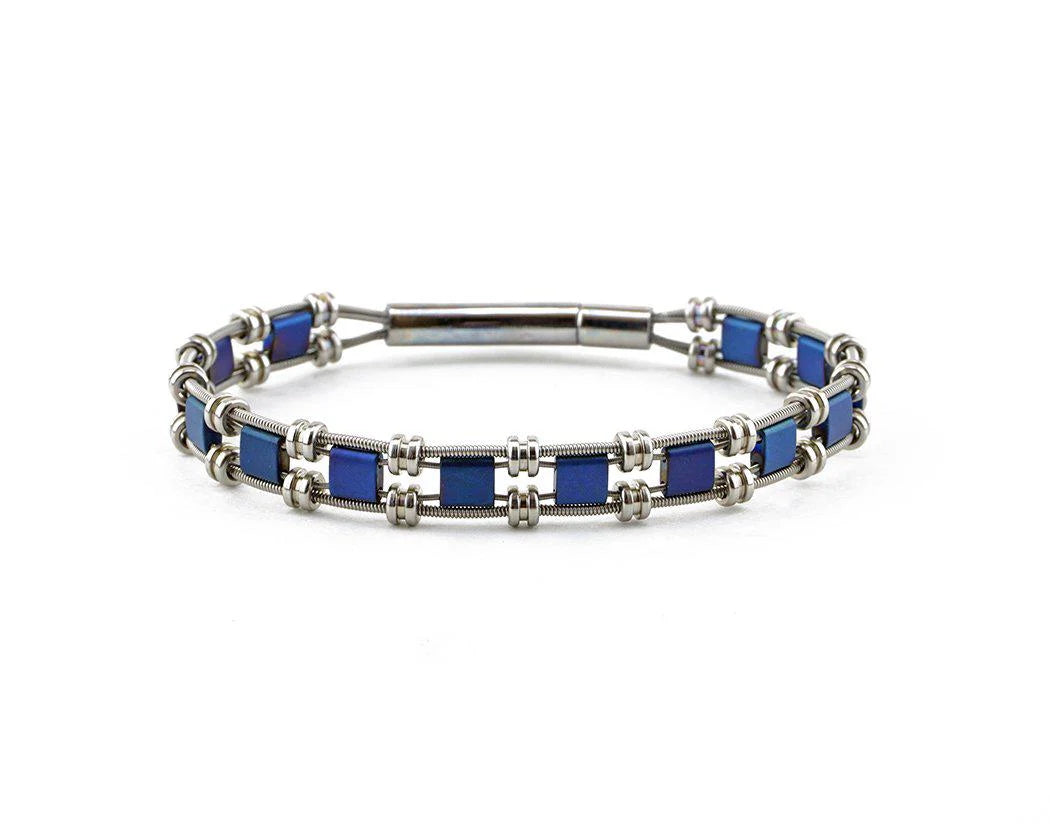 Grace Recycled Guitar String Bracelet