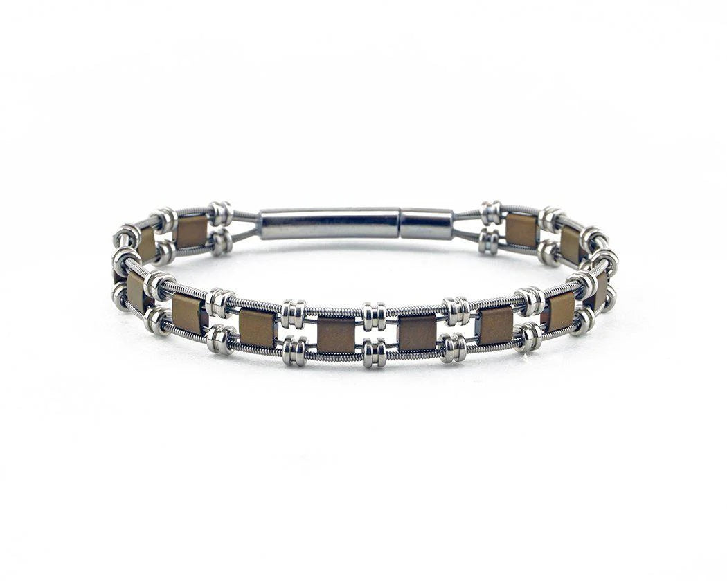 Grace Recycled Guitar String Bracelet