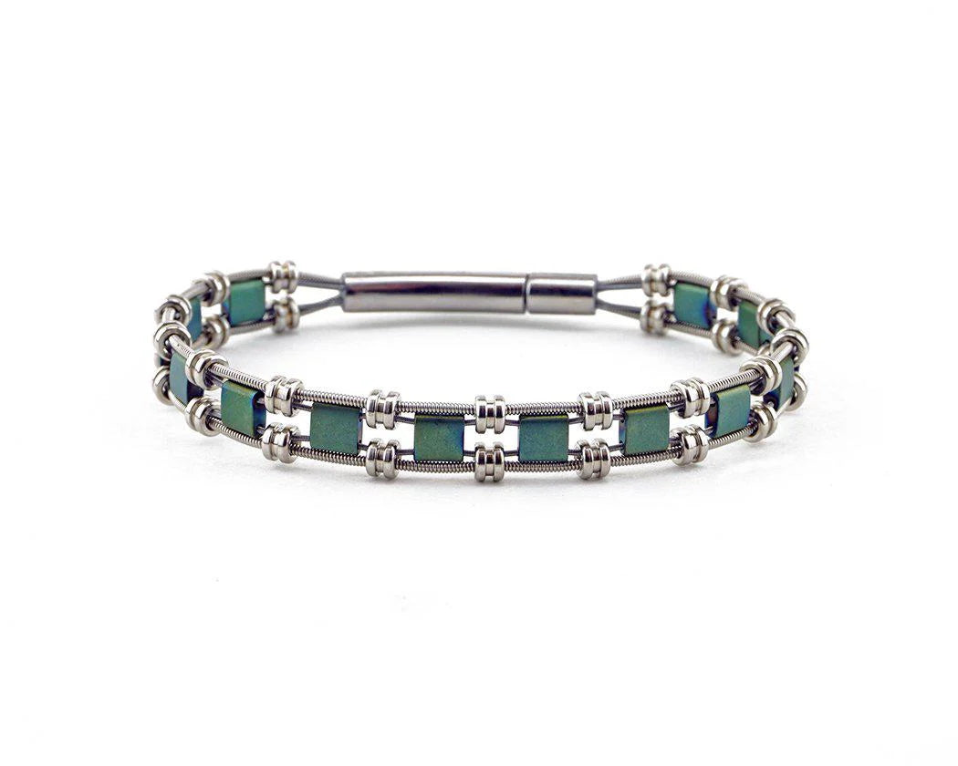 Grace Recycled Guitar String Bracelet