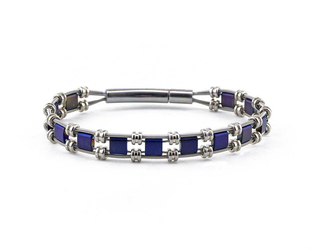 Grace Recycled Guitar String Bracelet