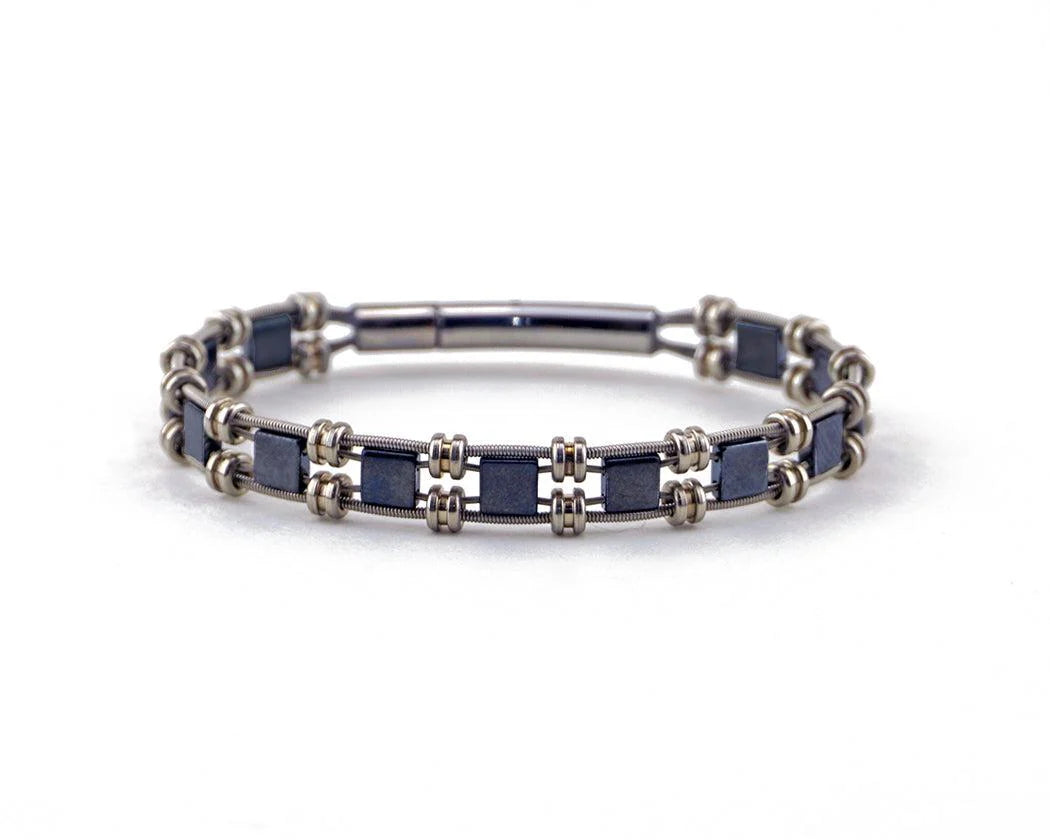 Grace Recycled Guitar String Bracelet