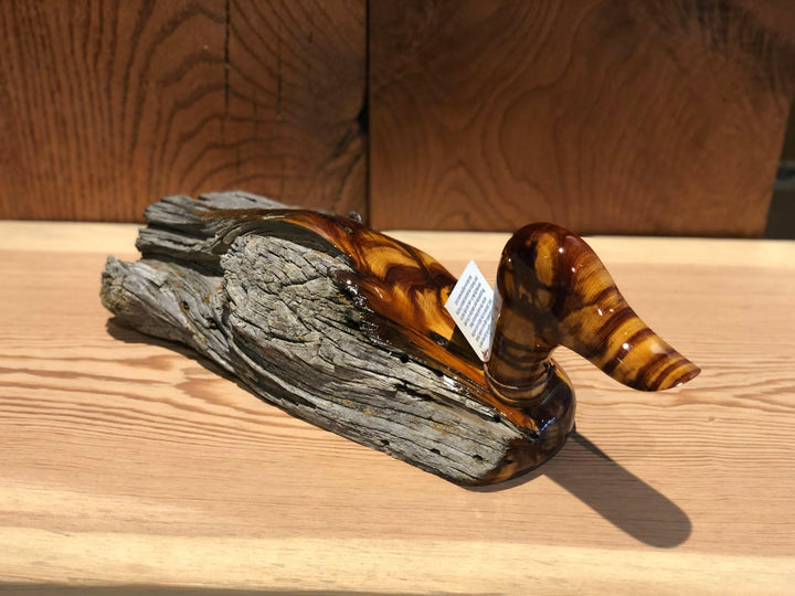 Hand-carved Wood Duck