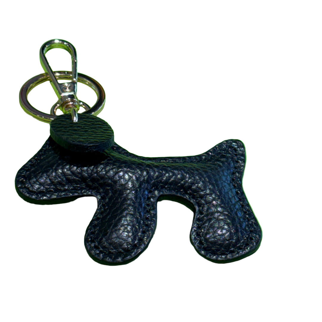 Italian leather puppy charm wagging its tail in style, making fashionistas drool with puppy chic flair.