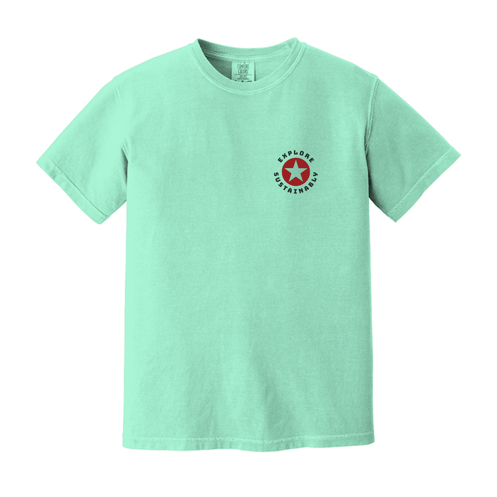 Indianapolis Sunset Unisex Garment-Dyed Cotton T-shirt - Avenue Clothing Company 