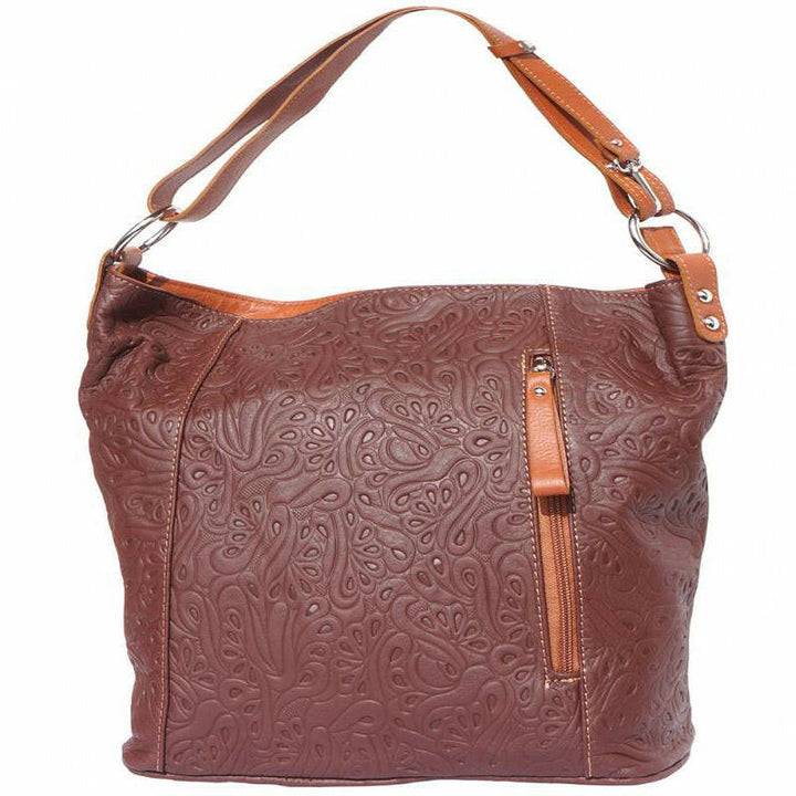 Elegant leather shoulder bag designed for durability and style, perfect for professional use and daily wear.