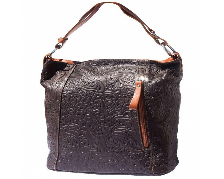 Elegant leather shoulder bag designed for durability and style, perfect for professional use and daily wear.