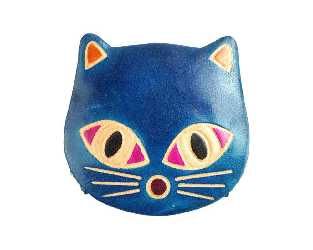 Sassy leather coin purse hiding your spare change like a secret agent with style and flair.