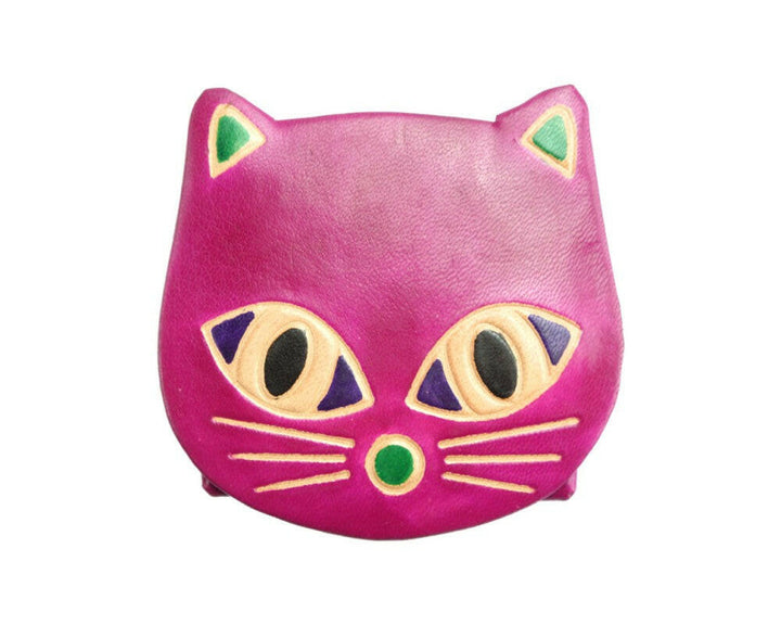 Sassy leather coin purse hiding your spare change like a secret agent with style and flair.