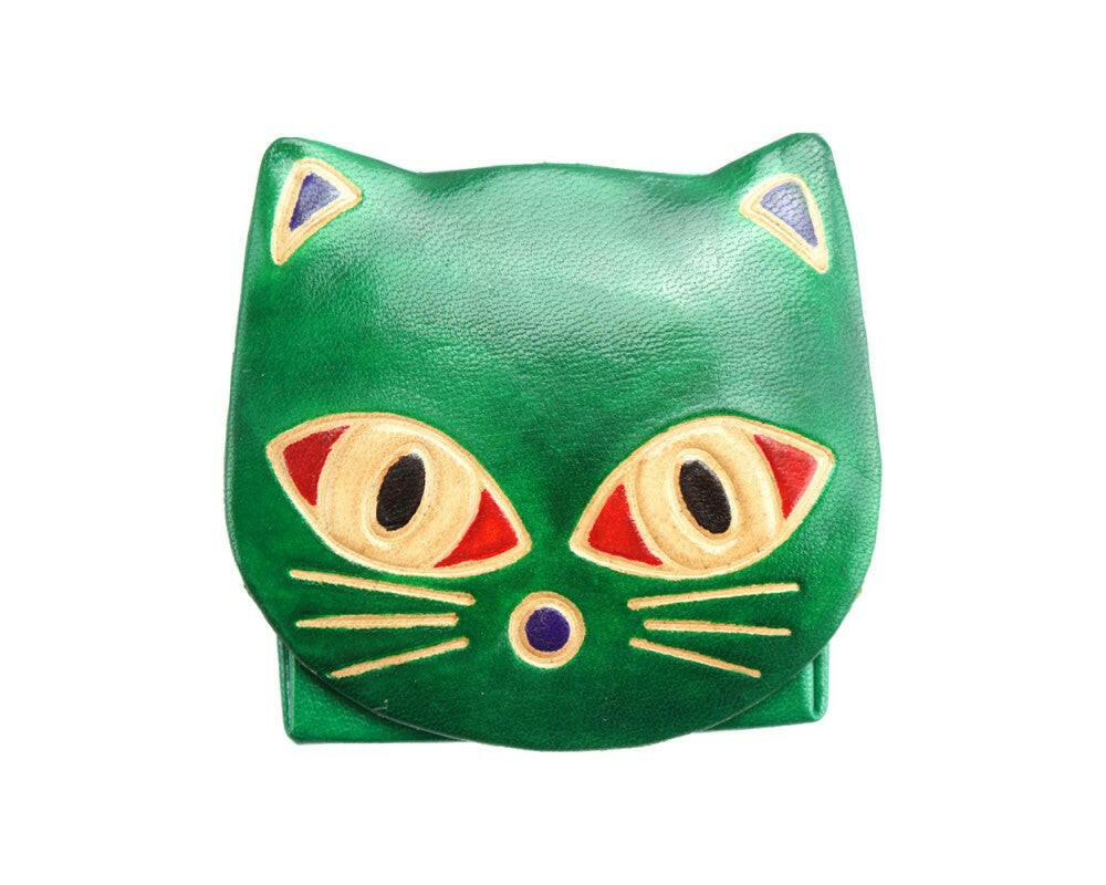 Sassy leather coin purse hiding your spare change like a secret agent with style and flair.