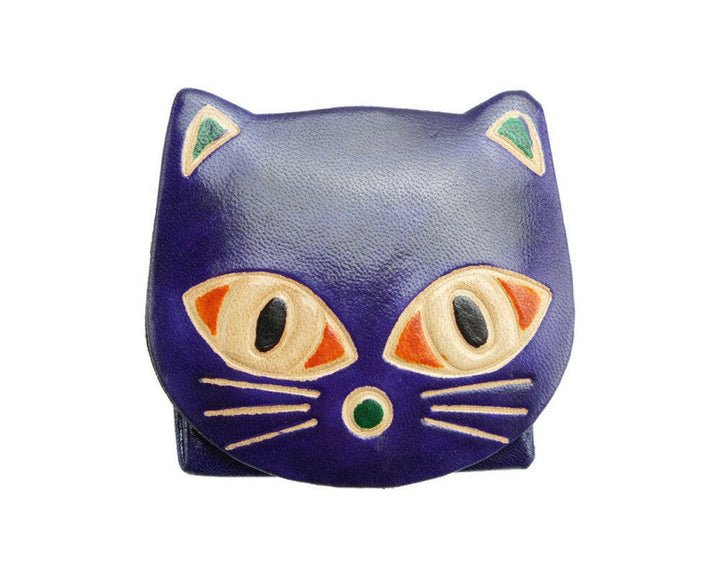 Sassy leather coin purse hiding your spare change like a secret agent with style and flair.